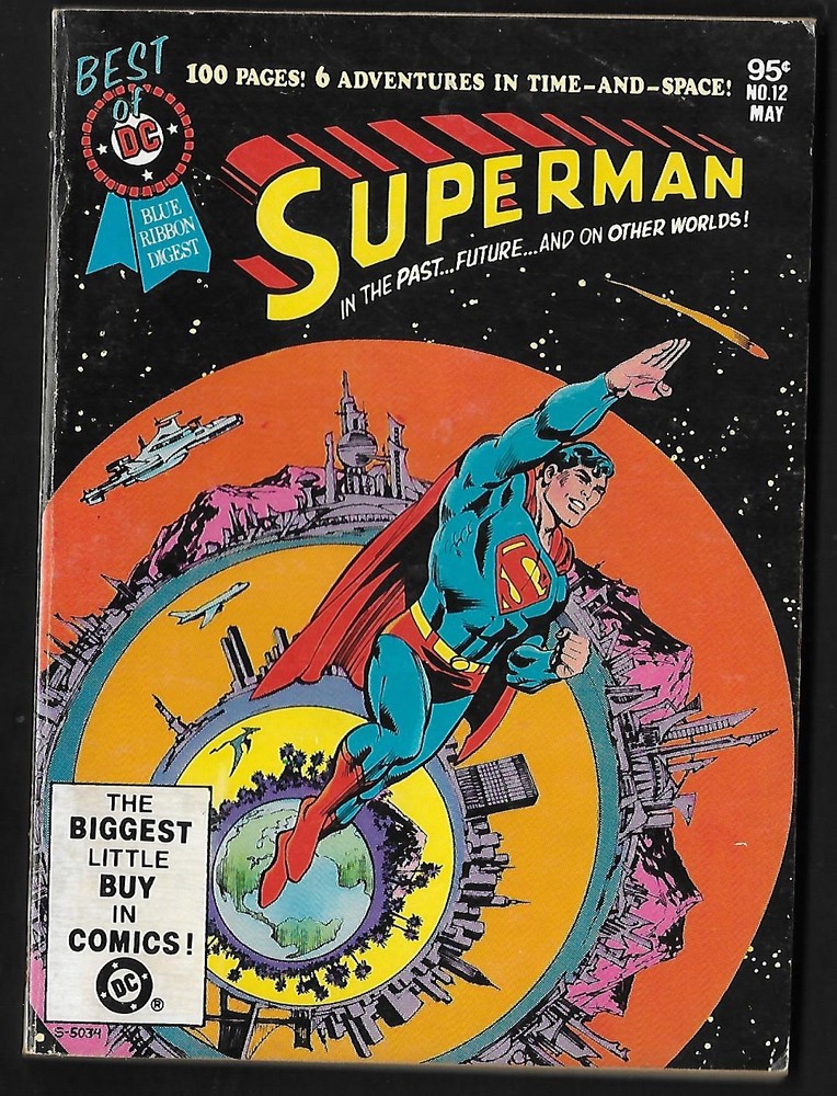 DC Special Blue Ribbon Digest No. 12 – Superman in Time & Space as shown kha179
