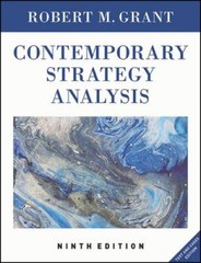 Contemporary Strategy Analysis: Text and Cases Edition, Grant, Robert M., 978111