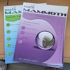 Math Mammoth Grade 7 Light Blue Series Includes 7B Worktext & Answer Keys Miller