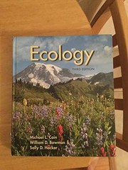 Ecology – Hardcover, by Cain Michael L.; Bowman William D.; Hacker – Very Good