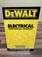 DEWALT Professional Trade Reference Manual Lot 6 Electrical HVAC Wiring NEW