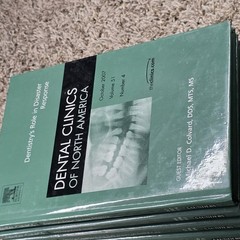 Dental Clinics of North America Books ~ Lot of 9 Mixed Years Vintage