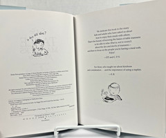 Emily Post Etiquette Signed 8th Edition + Table Manners For Kids Peggy Post HC