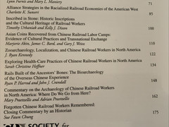 The Archaeology of Chinese Railroad Workers in North America 2015