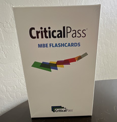 CriticalPass MBE Law Exam Preparation Flashcards Set, English