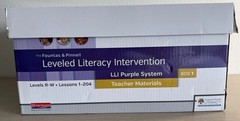 Fountas & Pinnell LLI Purple System Box 1 Teacher Materials Spiral Bound Set