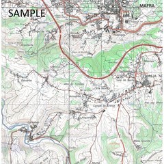 Portugal Portimao – 1:25k topographic map 603 (M888 series) hiking walking