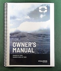 2022 Polaris Ranger XP 1000 Owner’s Manual: Full Color & Protective Covers!