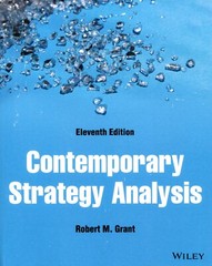 Contemporary Strategy Analysis 11 Eleventh Edition by Robert M. Grant Paperback