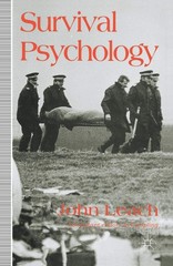 Survival Psychology – paperback Leach, J.
