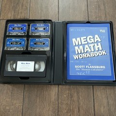 Mega Math The Human Calculator Scott Flansburg Cassettes VHS Workbook 1997