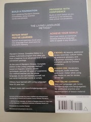 Living Language Mandarin Chinese Complete Edition Box Set Books Audio CDs Sealed