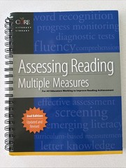 Assessing Reading Multiple Measures for K through 12th Grade 2nd Edition Spiral