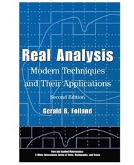 Real Analysis: Modern Techniques and Their Applications Hardcover *NEW*