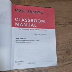 Cengage Today’s Technician Automotive Heating & Air Conditioning 7th Ed PB 2016