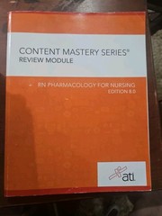 ATI Nursing Education RN Content Mastery Review Modules – 9 Book Student Set