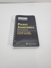 Pocket Anesthesia (Pocket Notebook) 4th Edition by Richard D. Urman ( Spiral )!!