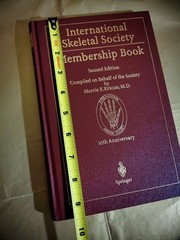 International Skeletal Society Membership Book by Morrie Kricun 1998 HC 2nd Ed.