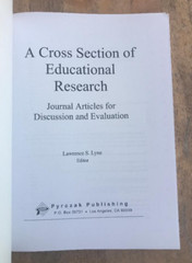 A CROSS SECTION OF EDUCATIONAL RESEARCH ~ L. LYNE ~ 1999 ~ JOURNAL ARTICLES