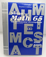 Saxon Math 65 Teacher’s Edition 2nd Edition Hardcover