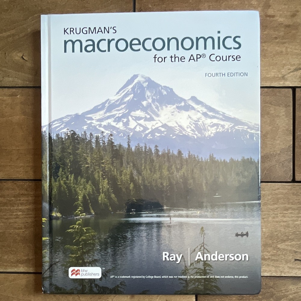 Krugman’s Macroeconomics for The AP Course Hardcover 4th Edition Very Good