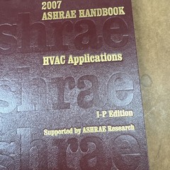 2007 ASHRAE Handbook — HVAC Applications With The Cd