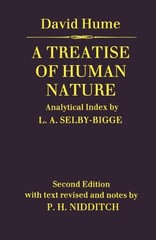 A TREATISE OF HUMAN NATURE By David Hume & L. A. Selby-bigge **Mint Condition**