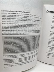Artificial Intelligence for Dummies 3rd Edition John Paul Mueller, Massaron 2025