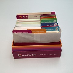 Level Up RN Pharmacology Edition 3 Nursing Flashcards 229 Double-Sided Cards