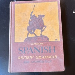 D. C. Heath Alternate Spanish Review Grammar & Composition Book Rev Ed HC 1943