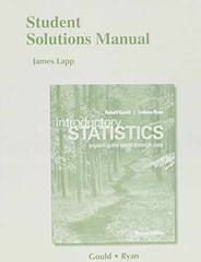 Student Solutions Manual for – Paperback, by Gould Robert; Ryan – Good