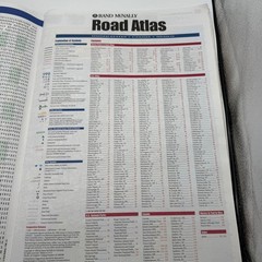 Rand McNally Road Atlas 1998 United States. Travel Map- folded corners