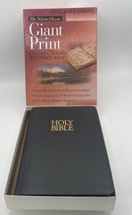 1994 Thomas Nelson Nelson Classic Giant Print Reference Bible English- READ!
