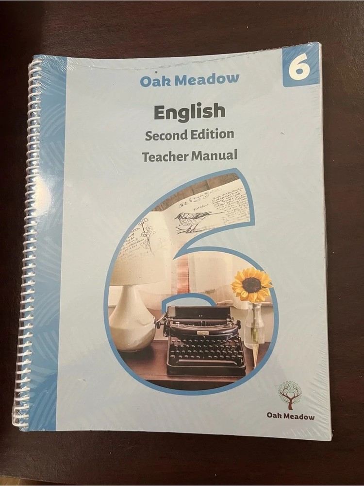 Oak Meadow English Teacher Manual – Light Blue Cover Sealed.