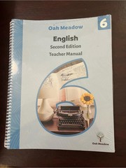 Oak Meadow English Teacher Manual – Light Blue Cover Sealed.