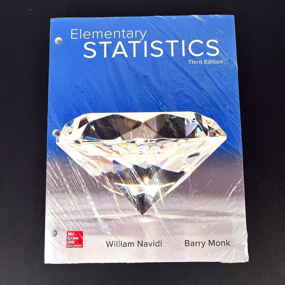 Elementary Statistics 3rd Edition William Navidi Barry Monk Loose Leaf Sealed