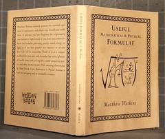 Wooden Bks.: Useful Mathematical and Physical Formulae: by Matthew Watkins 1484