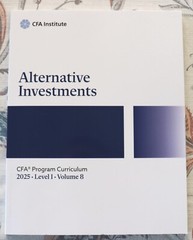 CFA Institute – Alternative Investments – 2025 Level I – Vol.8