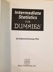 Intermediate Statistics For Dummies – Paperback – VERY GOOD