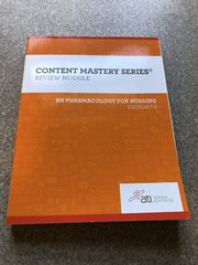RN Pharmacology for Nursing Edition 7.0 by Assessment Technologies Institute