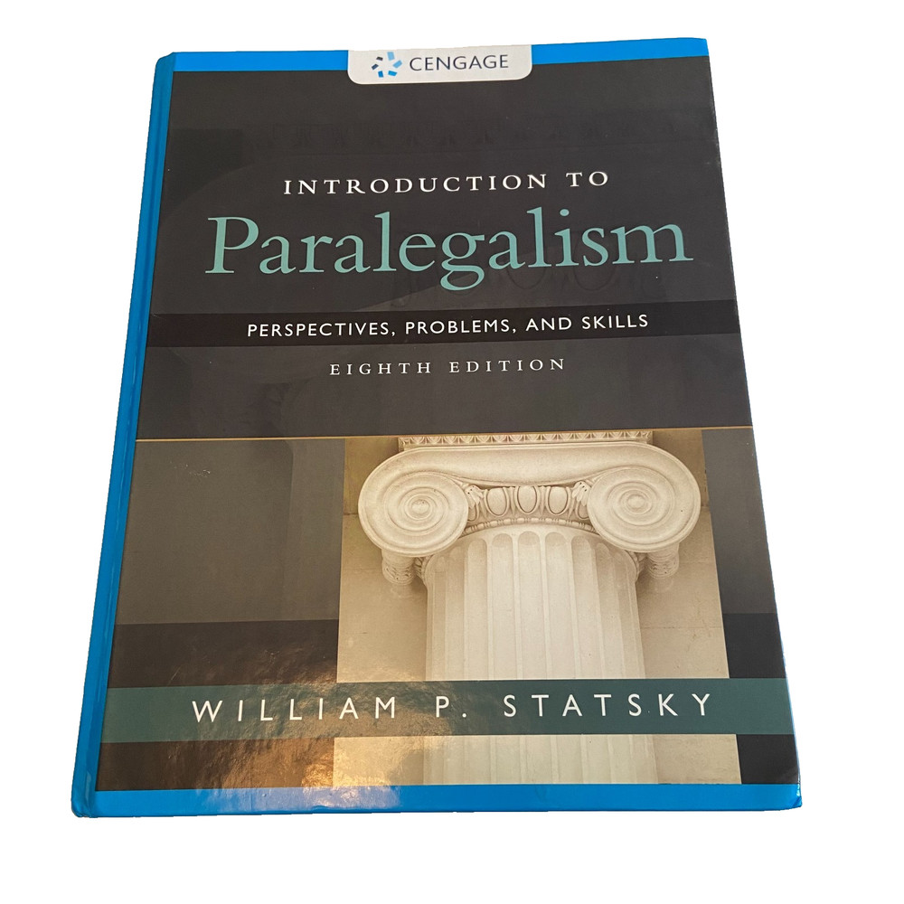 Introduction to Paralegalism Eighth Edition Hardcover 2016 William P. Statsky