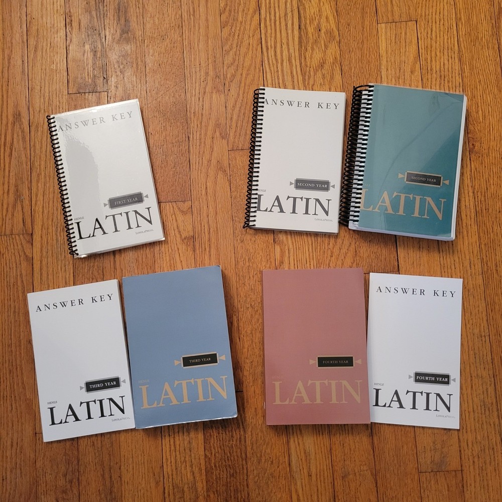 7 Loyola Press Henle Latin Textbook Answer Key 1st 2nd 3rd 4th Year Homeschool