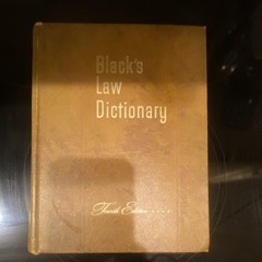 Black’s Law Dictionary Fourth Edition 1961 West Publishing Co. Hardcover Law