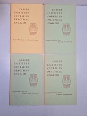 Career Institute Practical English Course 60s Box Set 13 Booklet Dictionary Comp
