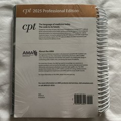 NEW CPT 2025 Professional Edition Codebook American Medical Association 2024