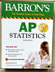 Barron’s AP Statistics 2020 10th Edition 9 Practice Tests by Sternstein