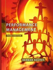 Performance Management (3rd – Hardcover, by Aguinis Herman – Very Good x