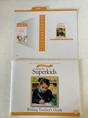The Superkids K Writing Teacher’s Guide, Units 1-13 w/ Shipping