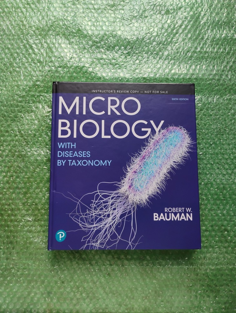 Microbiology with Diseases by Taxonomy by Robert Bauman (2019, Hardcover)