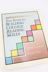 USED Book/Workbook Ten Steps to College Reading Skills & Sentence Sense Writting